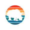 Rhino Rhino Animal Motif