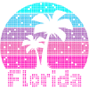 8bit Retro Florida Vacation