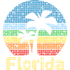 8bit Retro Florida Vacation
