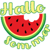 Melone Hallo Sommer