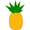 Pineapple with sunglasses summer t-shirt