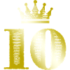 10 Number Crown Gold