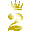 2 Number Crown Gold