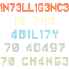Change Intelligence Leet Leetspeak