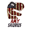 Patriotic Amy Dinosaur Amysaurus