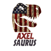 Patriotic Axel Dinosaur Axelsaurus