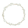 Green wreath customizable