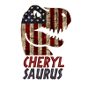 Patriotic Cheryl Dinosaur Cherylsaurus