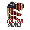 Patriotic Colton Dinosaur Coltonsaurus
