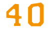 Numéro 40 Orange