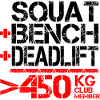 Powerlifting 450 kg Club Member