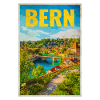 Bern Panorama Aare & Old Town