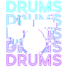 Drums Retro Gift