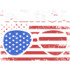 American Flag Sunglasses USA Merica