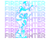 Firefighter Firefighting Firefighter Retro