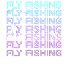 Fliegenfischen Retro Geschenk