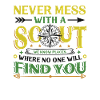 Never mess with a scout