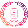 9 Number Wreath