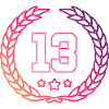 13 Number Wreath
