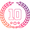 10 Number Wreath
