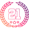 21 Number Wreath