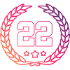 22 Number Wreath