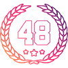 48 Number of wreath