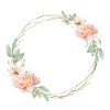 Flower wreath Boho customizable
