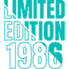 1986 Limited Edition Birthday Design