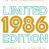 1986 Limited Edition Birthday Design
