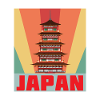 Tempel Japan Tokio Tower Retro