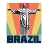 Brasil Retro Cristo Redentor Cristo Redentor Estatua del Redentor Río