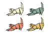 Origami Cats
