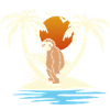 Faultier beim Surfen