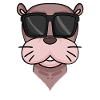 Cooler Seelöwe mit Sonnenbrille