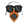 Coole Möwe mit Sonnenbrille