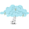 Pluie noire et tonnerre
