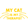 my cat is my therapist