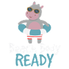 Body Ready Cute Hippo