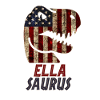 Patriotic Ella Dinosaur Ellasaurus
