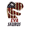 Patriotic Eva Dinosaur Evasaurus