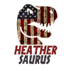 Patriotic Heather Dinosaur Heathersaurus