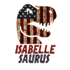 Patriotic Isabelle Dinosaur Isabellesaurus