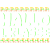 Hallo 1.Klasse Schulbeginn