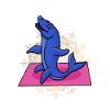 Mosasaurus Meditating