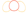 Oval Yellow -Red - Yellow