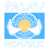Palau Flag Manta Rays