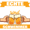 Echte Männer sind Schwimmer