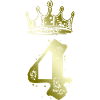 4 Zahl Krone