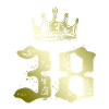 38 Number crown